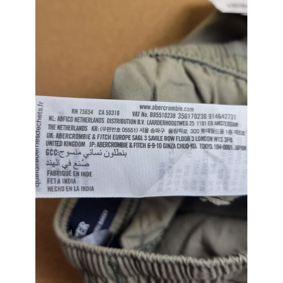 NWT Hollister Women's SM Green‎ Adjustable-Rise Parachute Baggy Pant - Picture 8 of 12